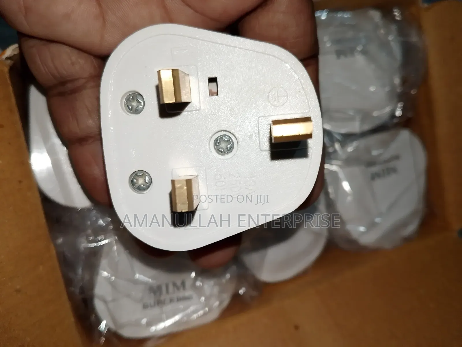 Rewireable 13a Uk 3-Pin Fused Electrical Plug Connector 12 PCS