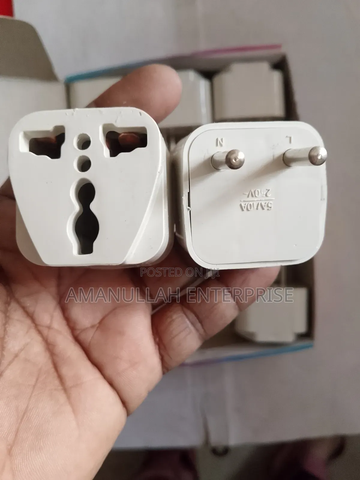 Universal Travel Plug Adapter Convert 2 Pin From 3 Pin Plug 12 PCS