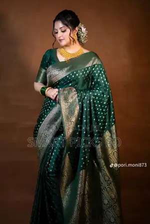 Premium Jori Katan Silk Saree With Golden Zari Work