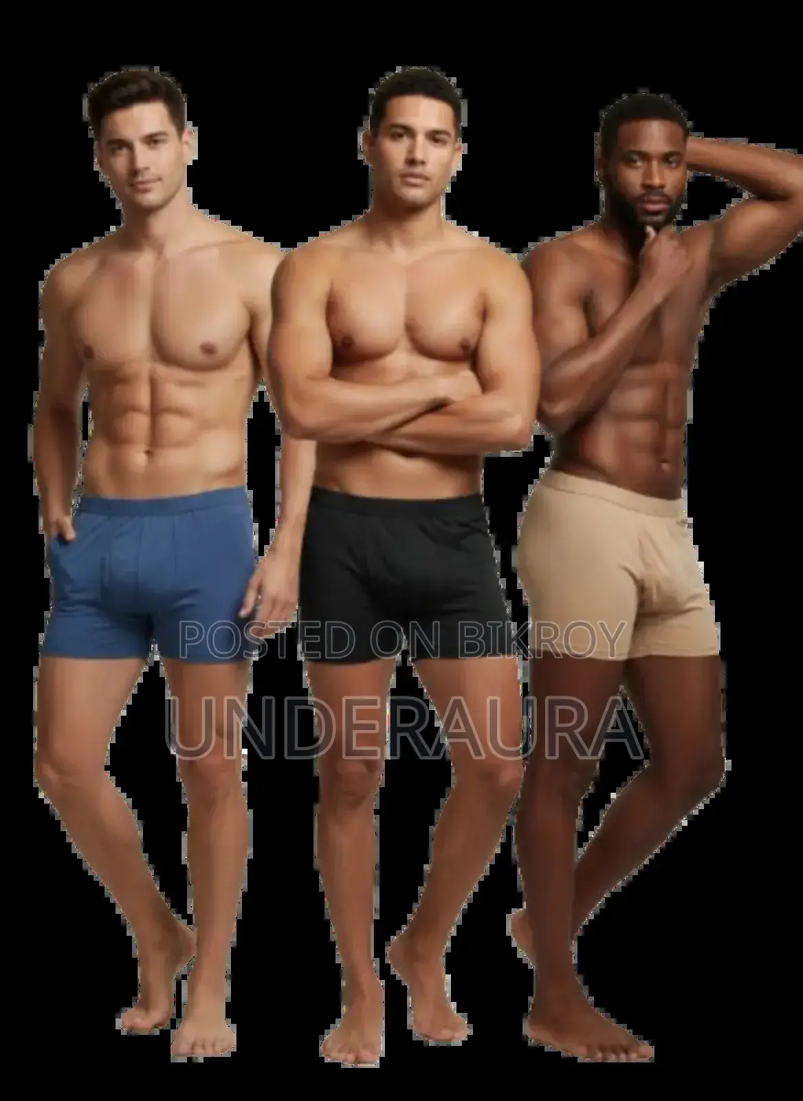 3pcs of China Cotton Stretch Boxer Pack