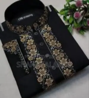 Premium Cut Embroidery Pelan Satin Panjabi