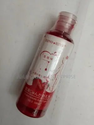 টোনো হিমে ওয়াটার-সলিউবল পার্সোনাল লুব্রিকেন্ট জেল – স্ট্রবেরি সুগন্ধযুক্ত।