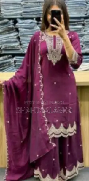এমব্রয়ডারি ৩ পিস কালেকশন