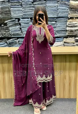 গারারা ড্রেস এমব্রয়ডারি ওয়ার্ক