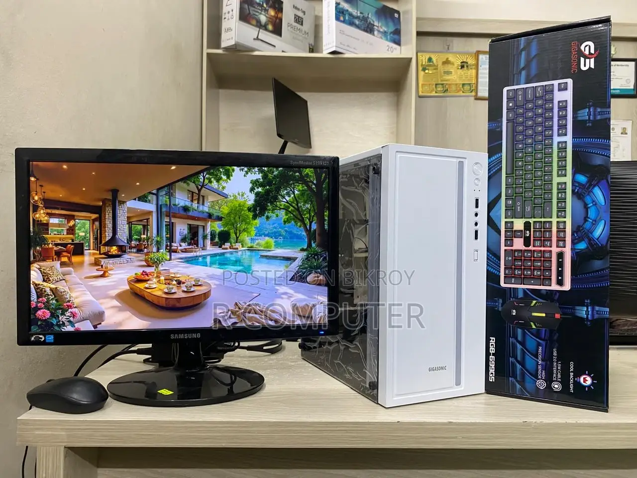Desktop Computer 8GB Intel Core I5 SSD 128GB