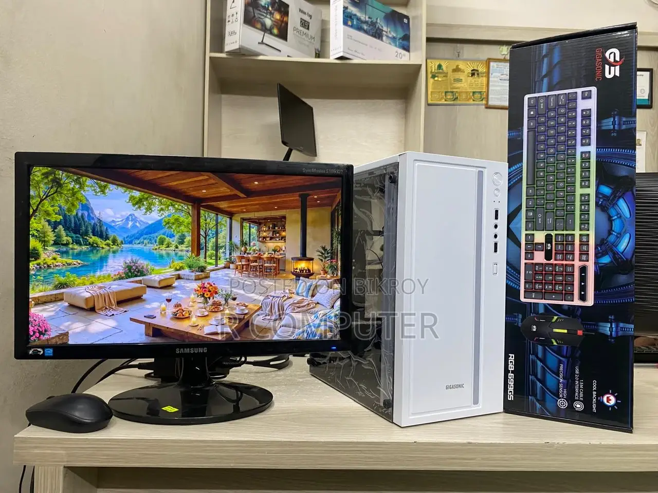 Desktop Computer 8GB Intel Core I5 SSD 128GB