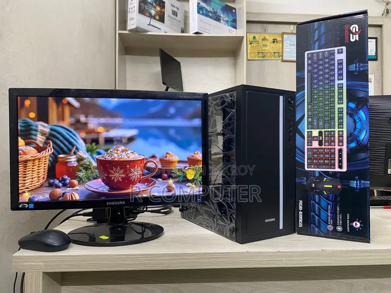 Desktop Computer 8GB Intel Core I3 SSD 128GB