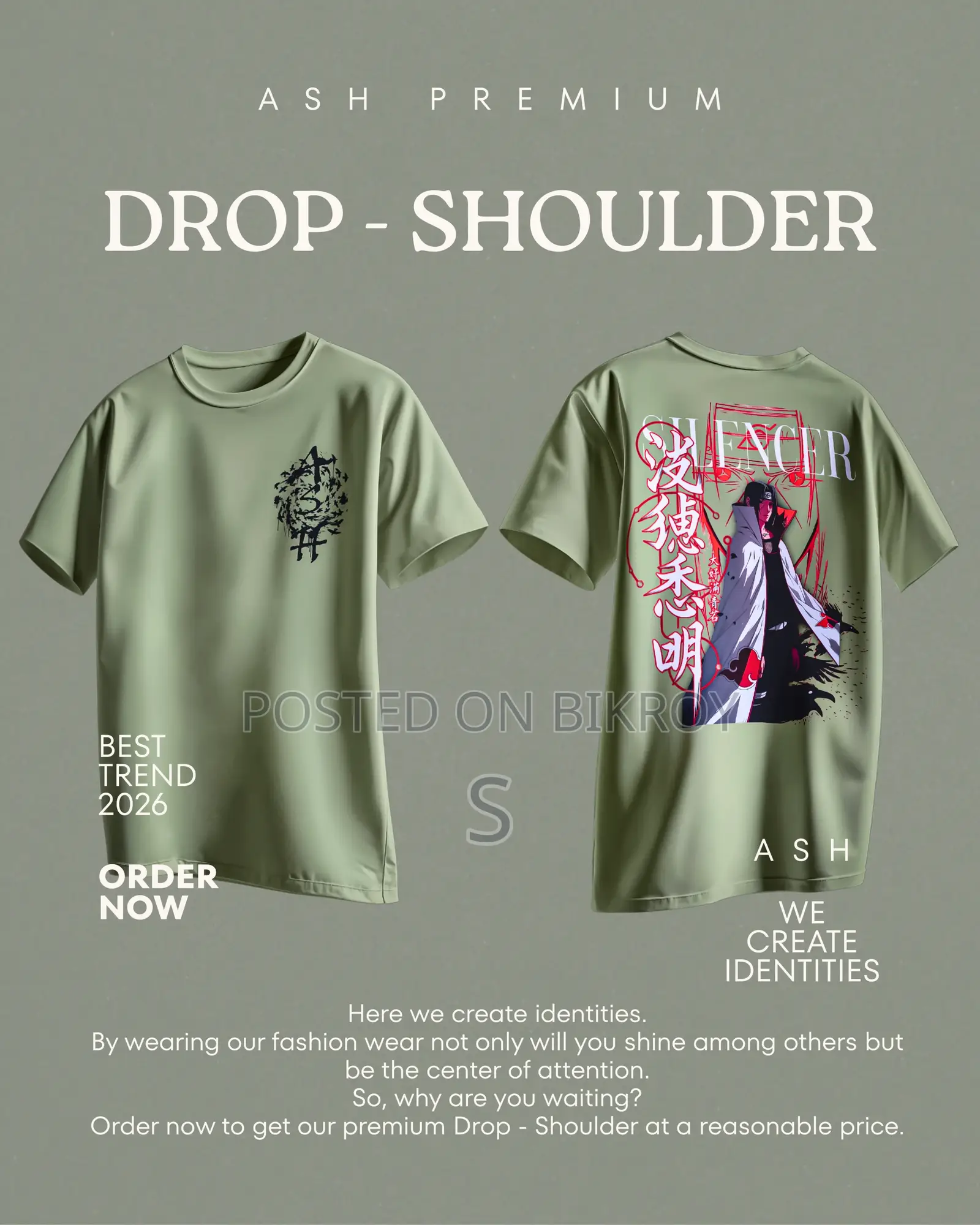 Itachi Awesome Drop-Shoulder