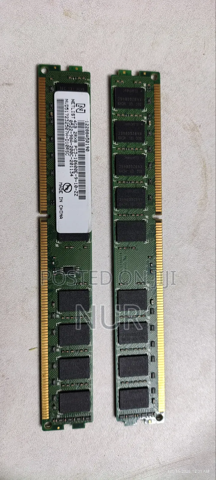 DDR3 4GB RAM