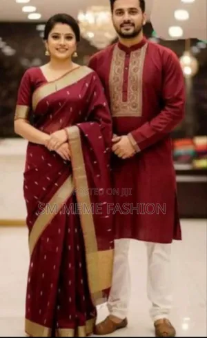 Sharee and Panjabi Couple Dress