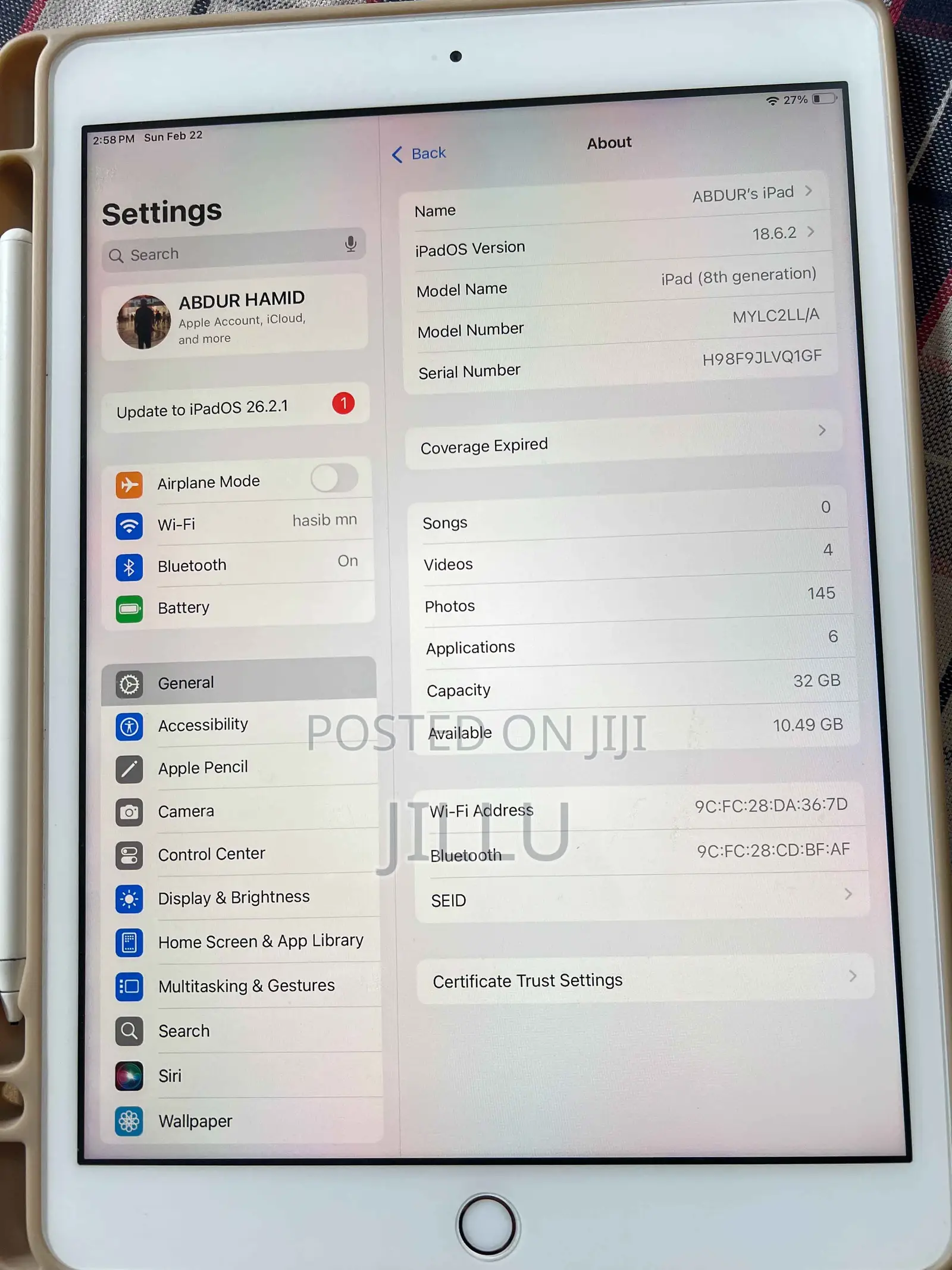Apple iPad 10.2 (2021) 32 GB Pink