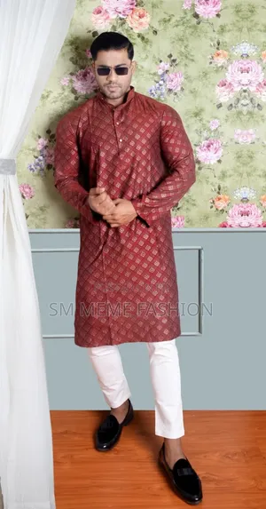 Stylish Print Panjabi