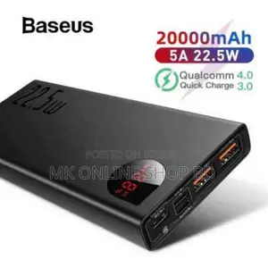 Baseus 22.5w Adaman 20000mah Power Bank Quick Charge 4.0 + Supercharge