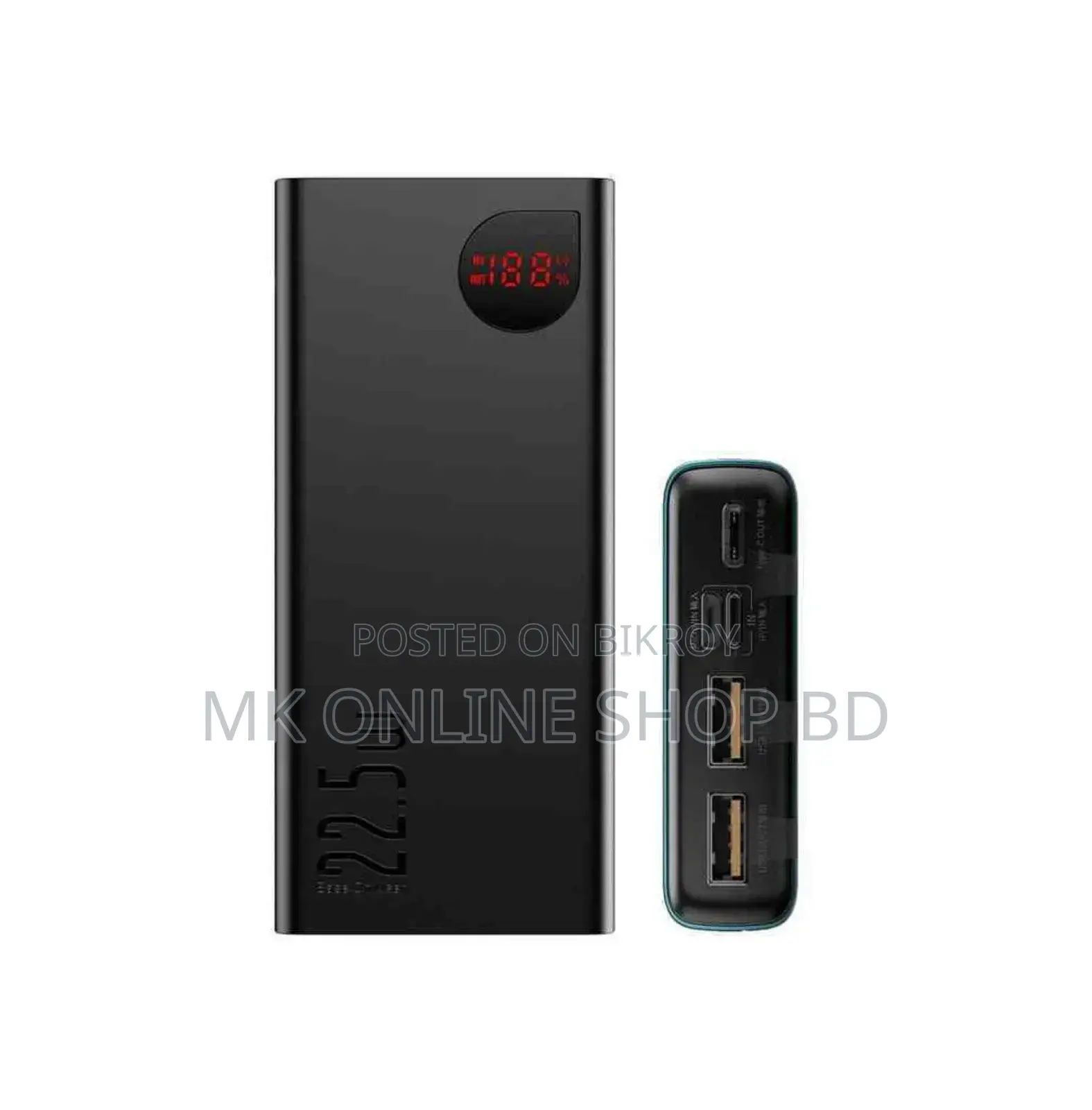 Baseus 22.5w Adaman 20000mah Power Bank Quick Charge 4.0 + Supercharge