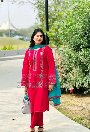 Fabrics Soft Cotton Readymade Three Piece
