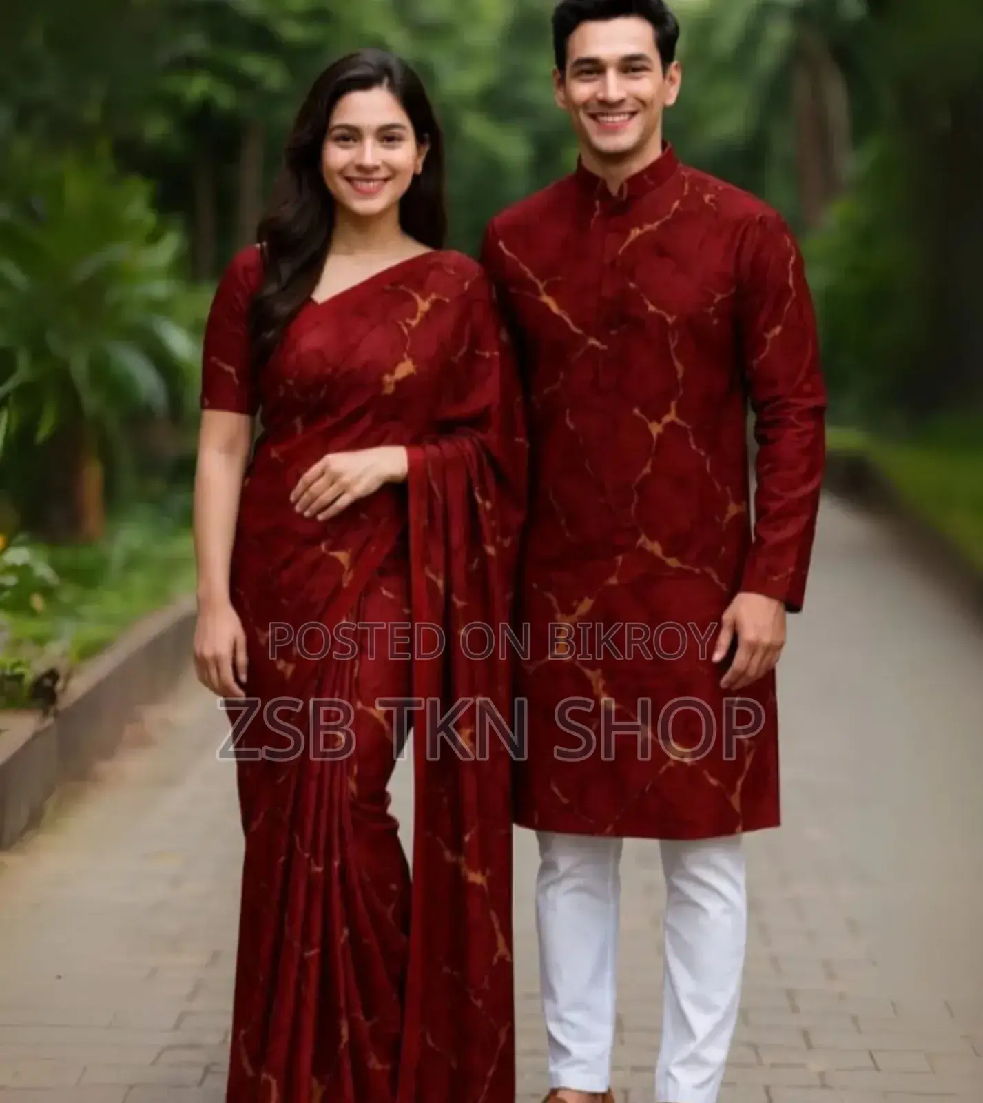 ঈদ স্পেশাল কাপল শাড়ি পাঞ্জাবি কম্বো আপডেট কালেকশন