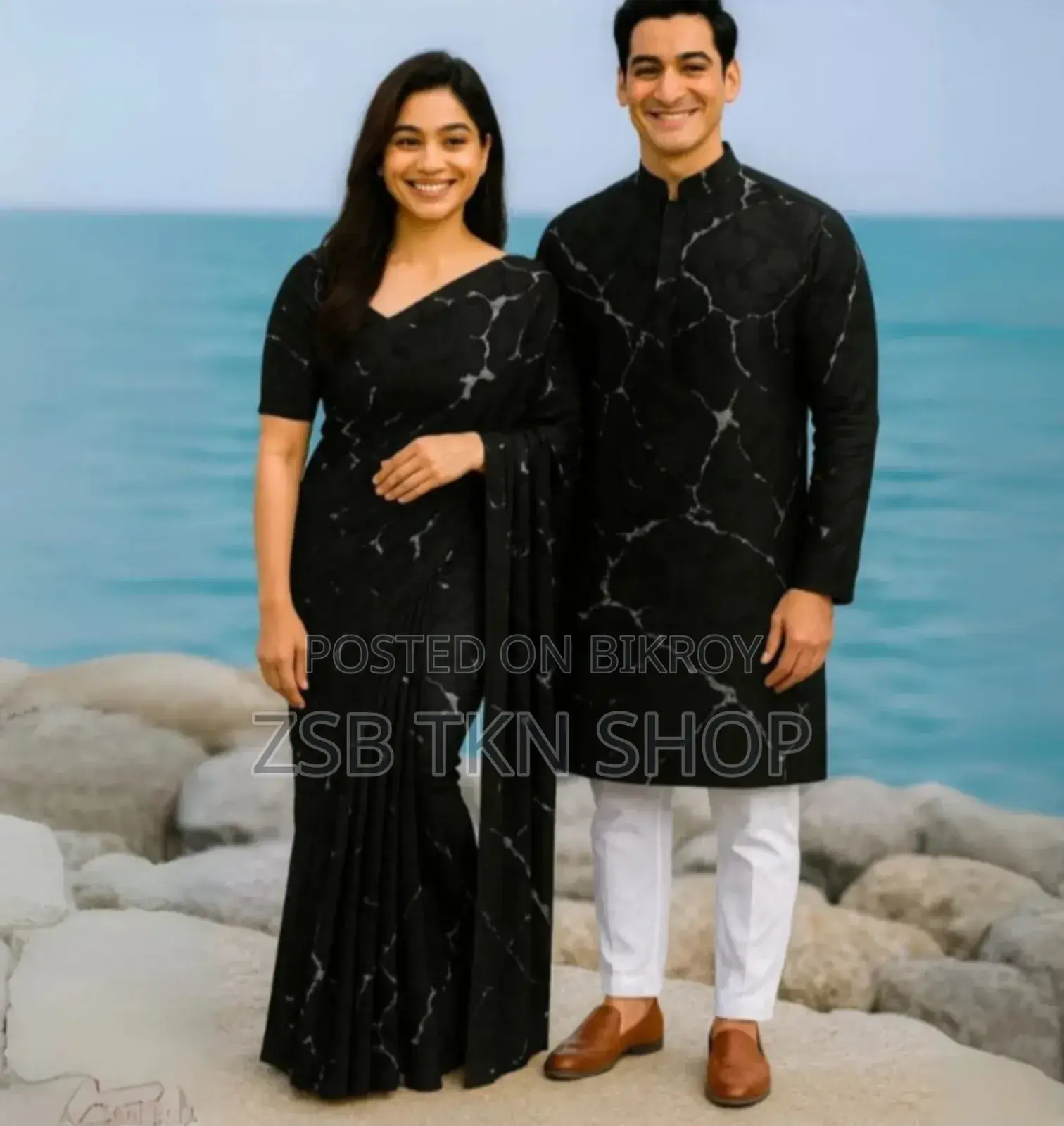 ঈদ স্পেশাল কাপল শাড়ি পাঞ্জাবি কম্বো আপডেট কালেকশন