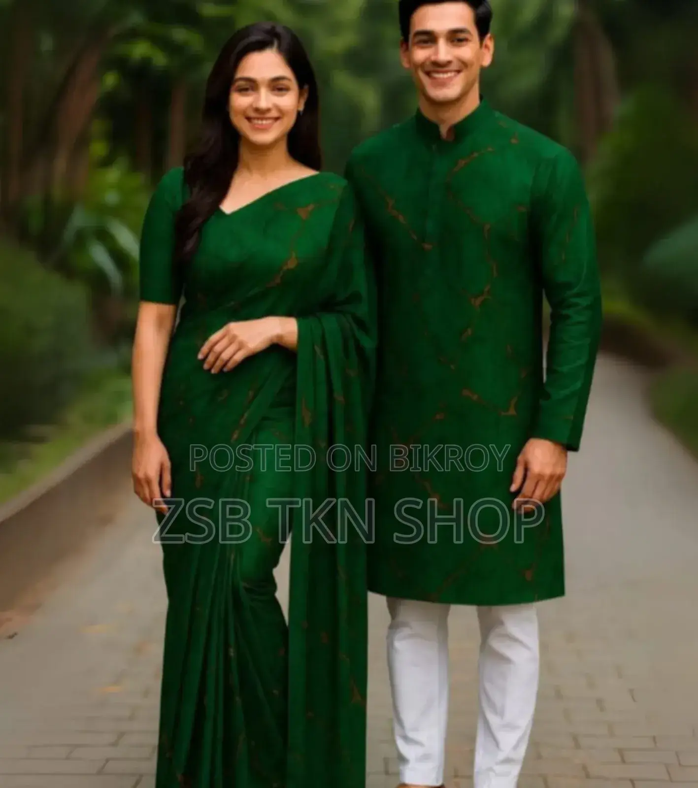 ঈদ স্পেশাল কাপল শাড়ি পাঞ্জাবি কম্বো আপডেট কালেকশন