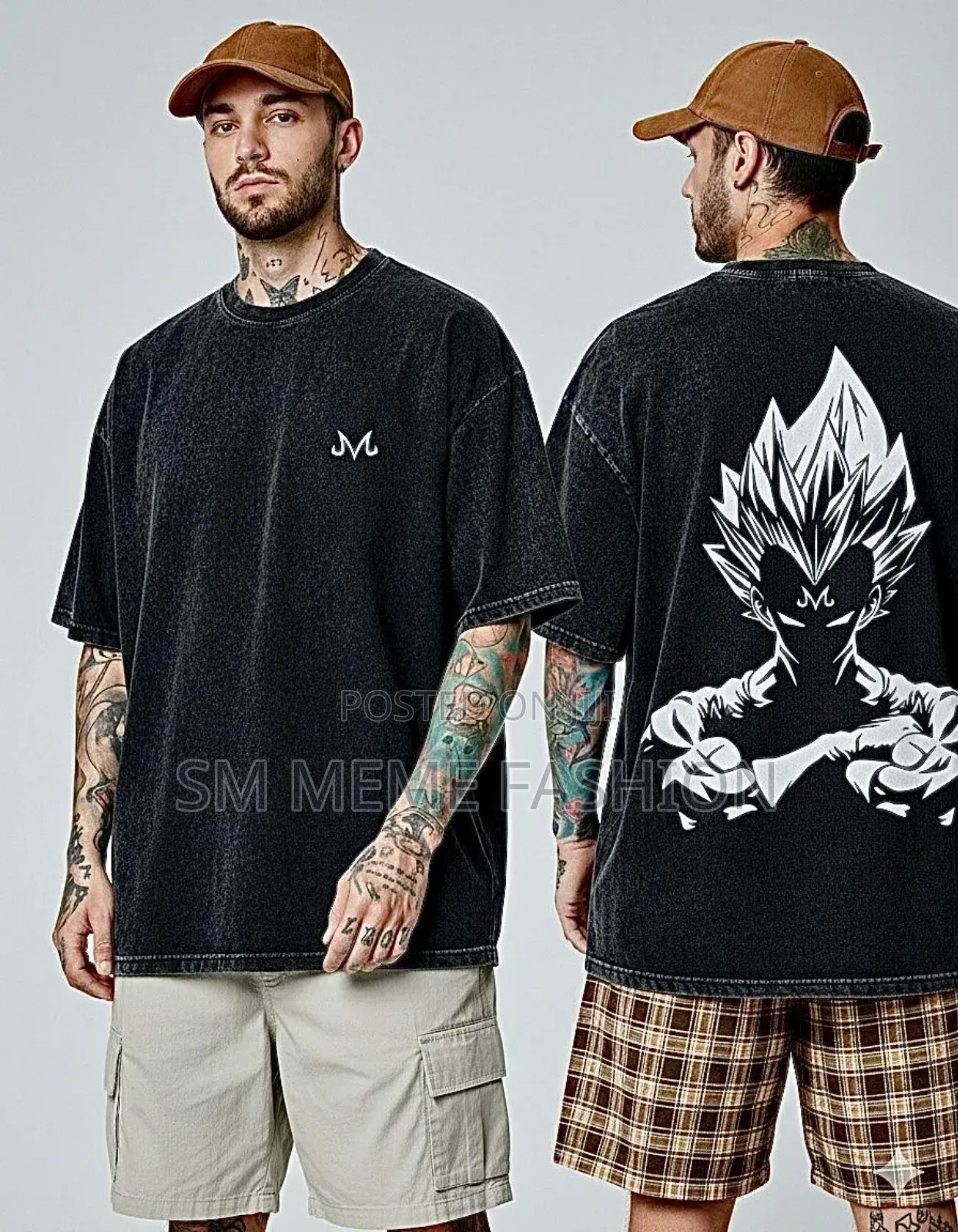 Premium Acid Wash Drop Shoulder T-Shirt