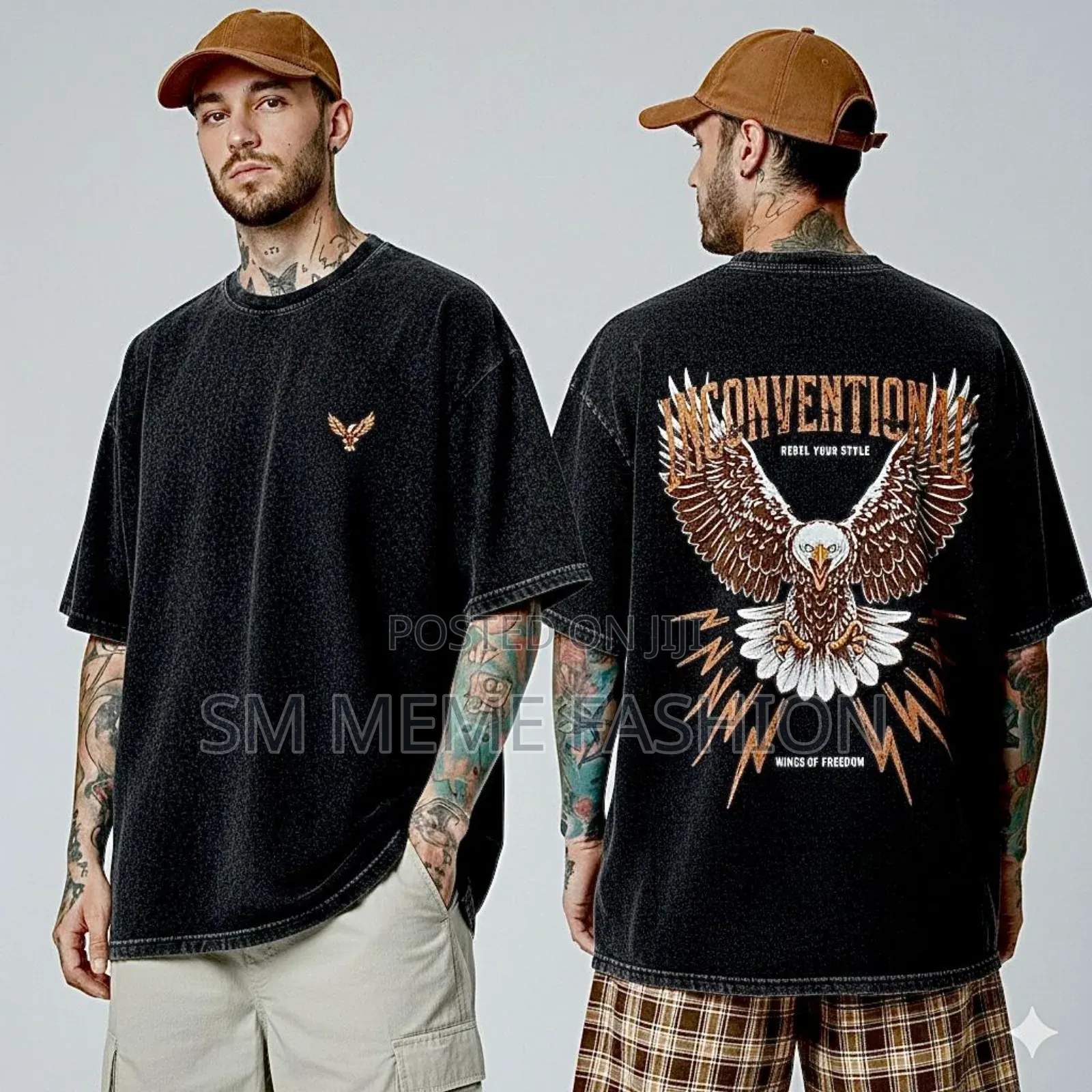 Premium Acid Wash Drop Shoulder T-Shirt