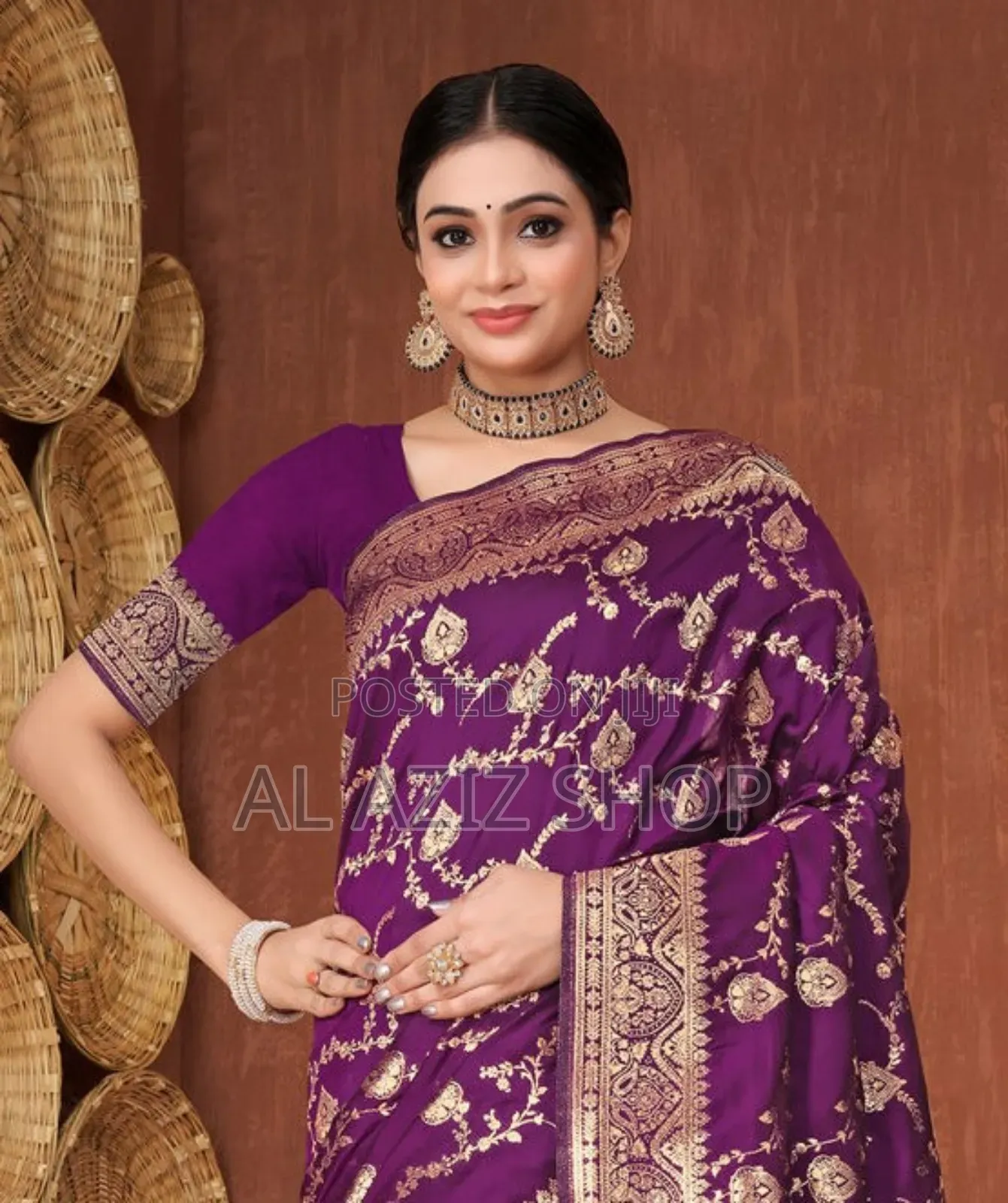 Japani Silk Skin Print Sharee With Blouse Piece