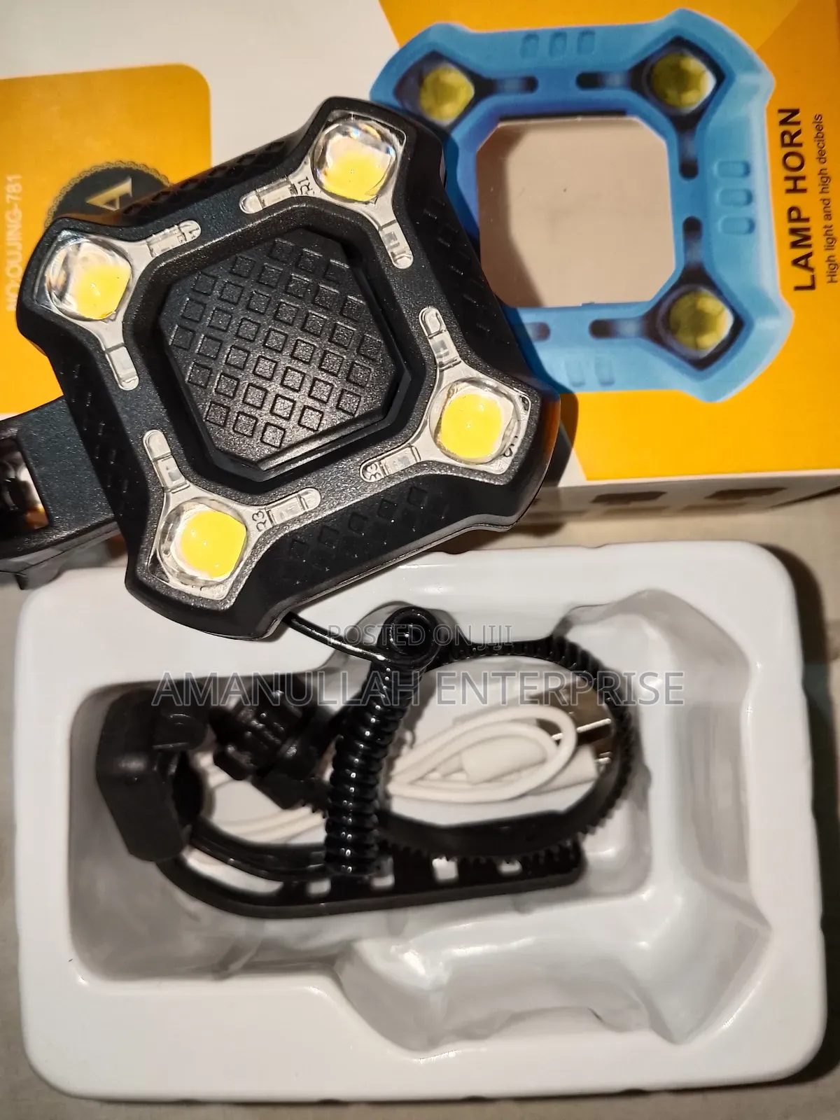 Rechargeable Bicycle Led Front Light High-decibel Electric Horn