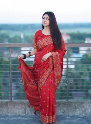 Japani Silk Saree With Blouse Piece