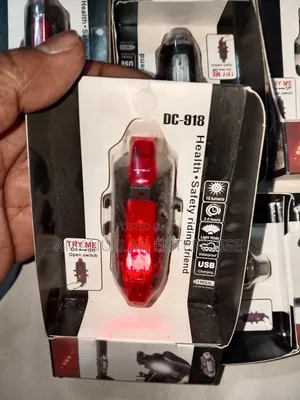 USB Rechargeable LED Bike Tail Light (01 Pcs)