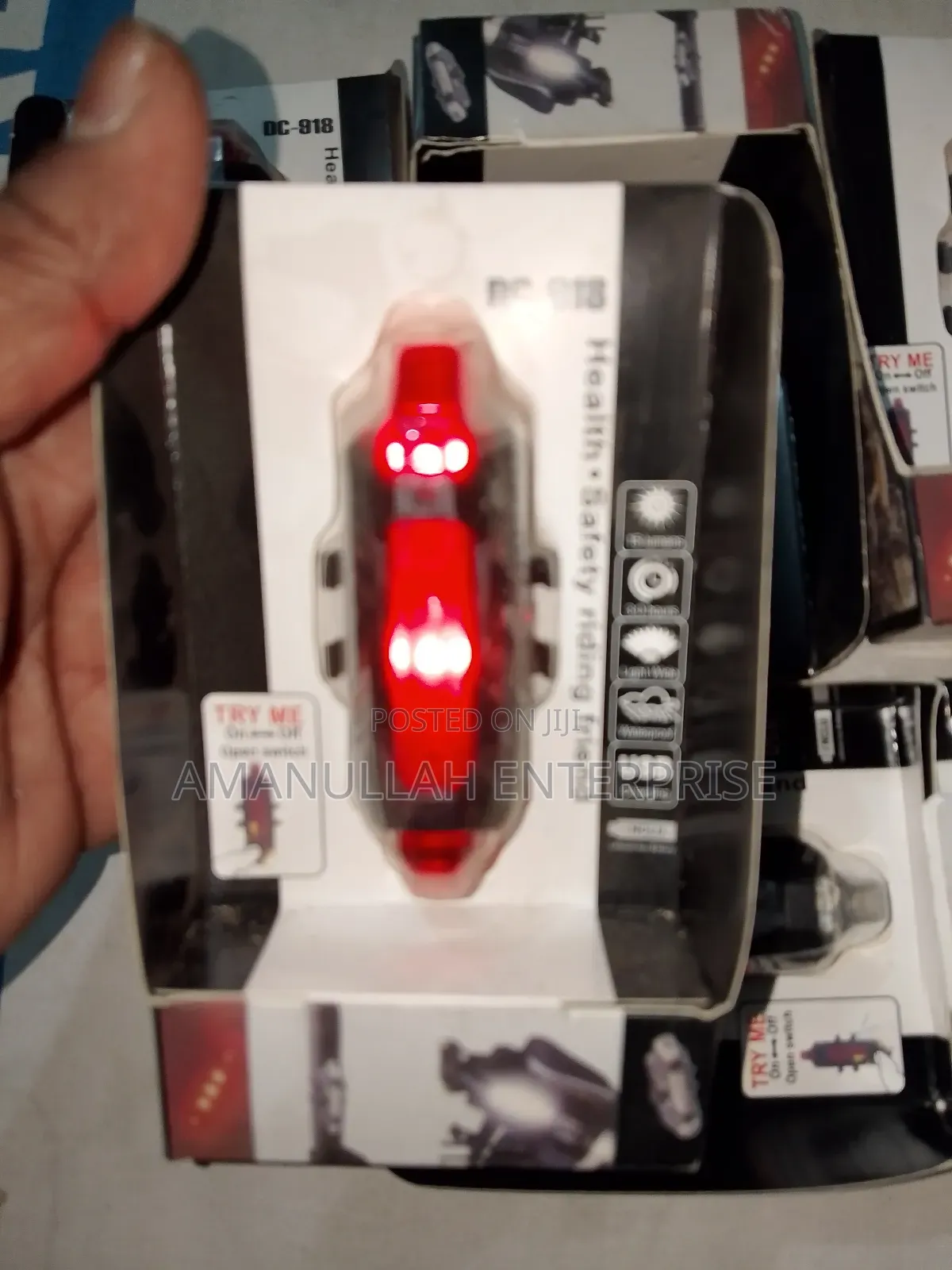 USB Rechargeable LED Bike Tail Light (01 Pcs)