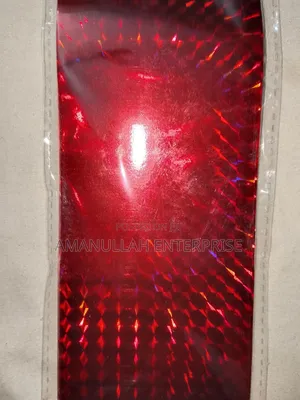 Premium Red Holographic Sticker (02 Pcs)