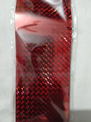 প্রিমিয়াম রেড হলোগ্রাফিক স্টিকার (০২ পিস)
