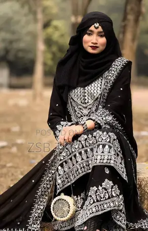 Soft Jorjet With Sequence Embroidery Three Piece