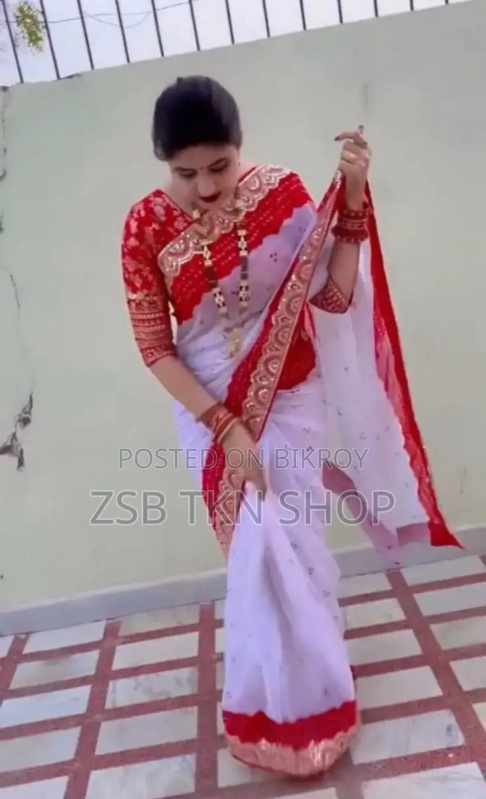 মাখন জর্জেট সিকোয়েন্স ওয়ার্ক শাড়ি ঈদ কালেকশন
