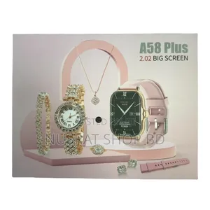 A58 Plus Smartwatch Gift Set for Girls (8 in 1)
Code: 12980