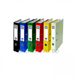Hua Jie A4 Lever Arch File | Heavy Duty Box File | Metal Clip (New)