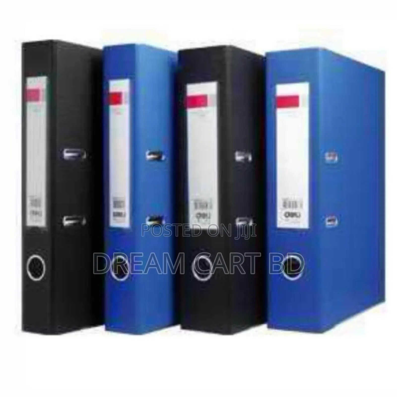 Hua Jie A4 Lever Arch File | Heavy Duty Box File | Metal Clip (New)