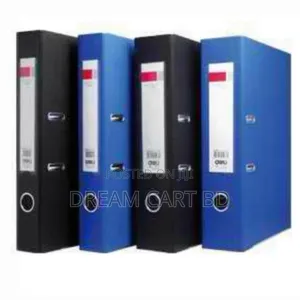 Hua Jie A4 Lever Arch File | Heavy Duty Box File | Metal Clip (New)