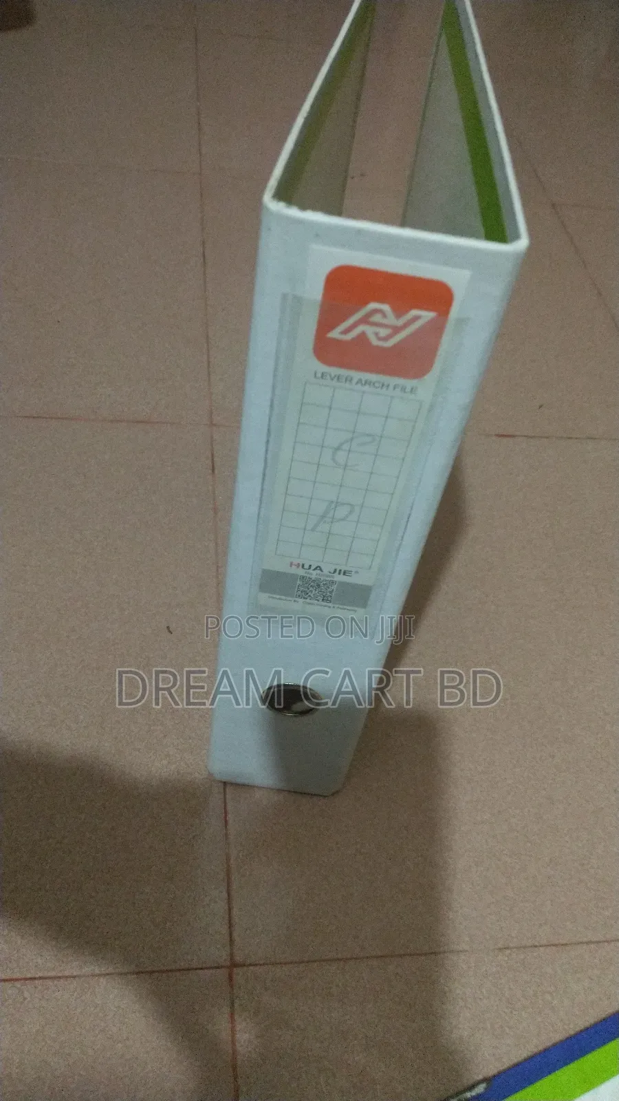 Hua Jie A4 Lever Arch File | Heavy Duty Box File | Metal Clip (New)