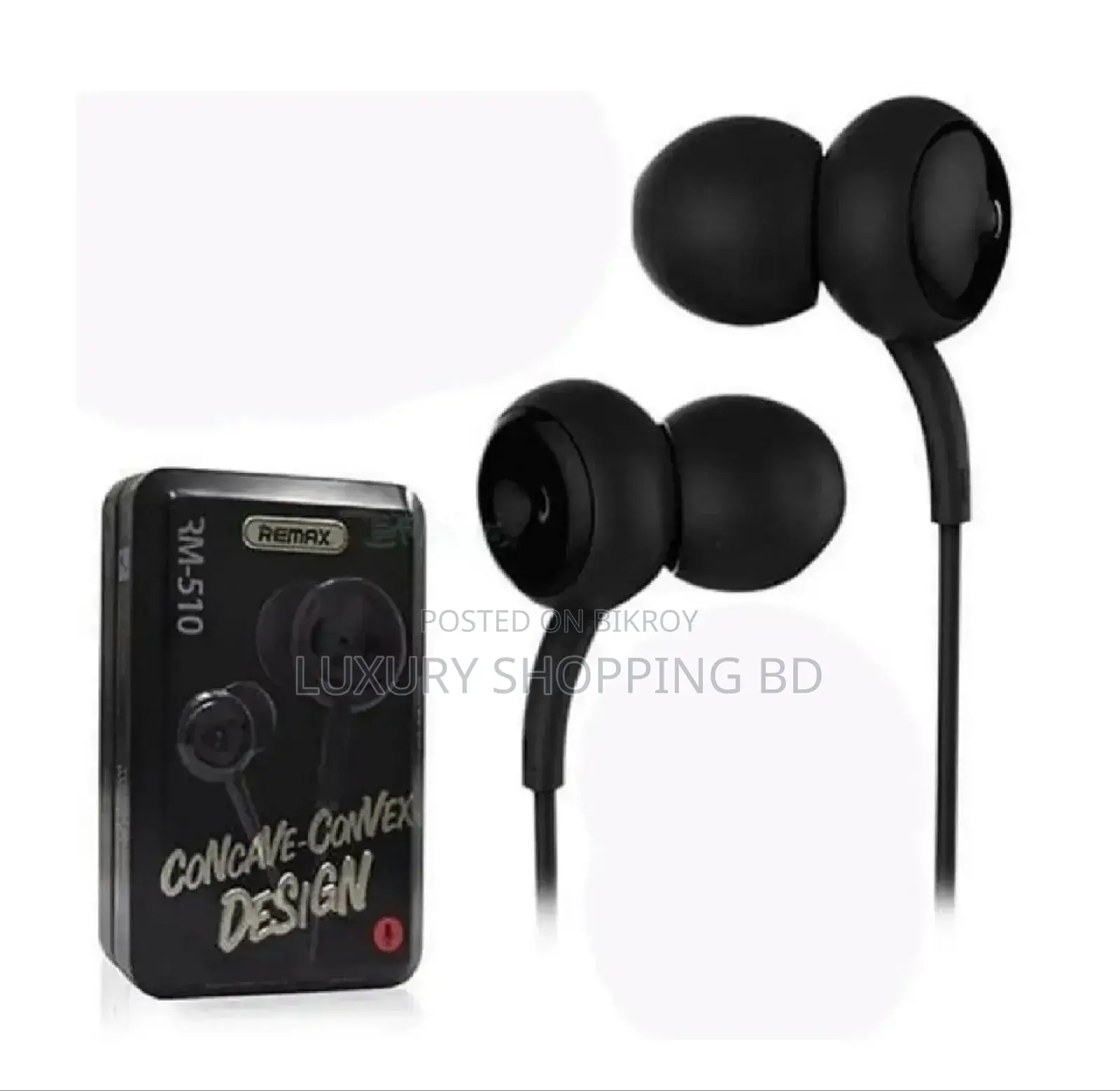 Remax Rm 510 in-Ear Earphone With Metal Box