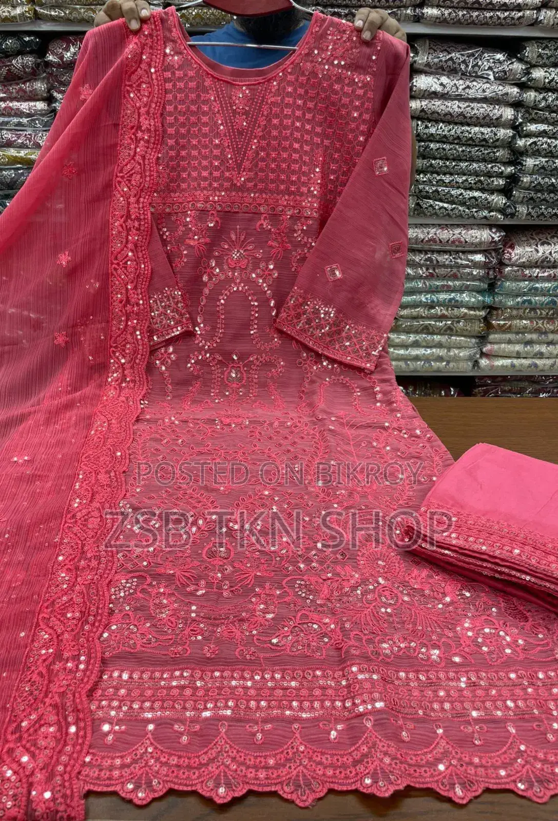 রেডিমেড জর্জেট ৪ পিস সেট