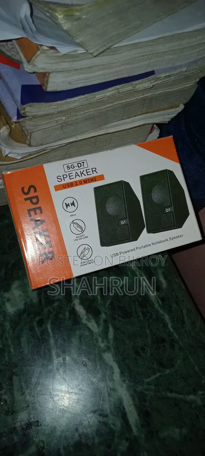 Speaker L Sg-D7 Usb 2.0 Mini With Box