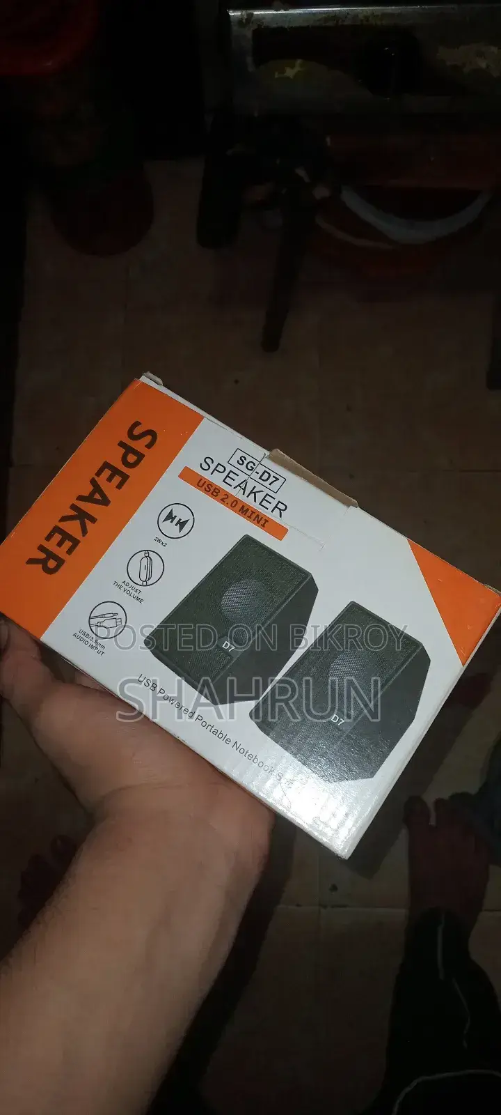 Speaker L Sg-D7 Usb 2.0 Mini With Box
