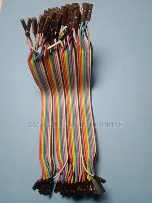 Male to Female Jumper Wire Ribbon Cable (16 Pcs)