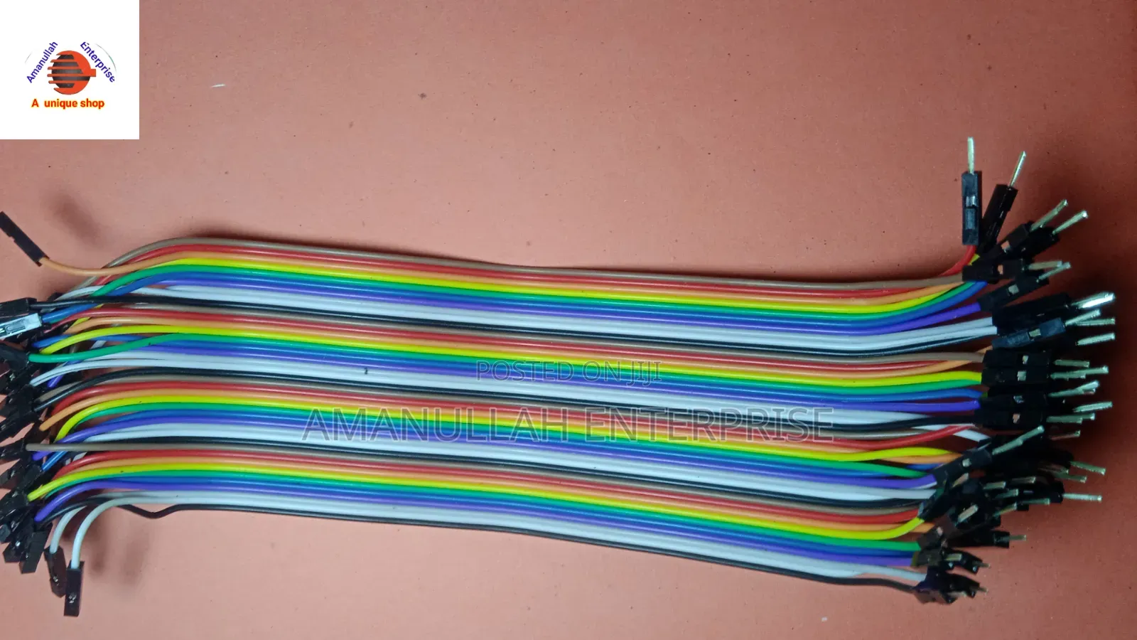 Male to Female Jumper Wire Ribbon Cable (16 Pcs)