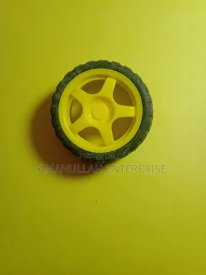 ডিআইওয়াই রোবটের জন্য ৬৫ মিলিমিটার বিও মোটর চাকা কিনুন | হাই গ্রিপ স্মার্ট কার হুইল