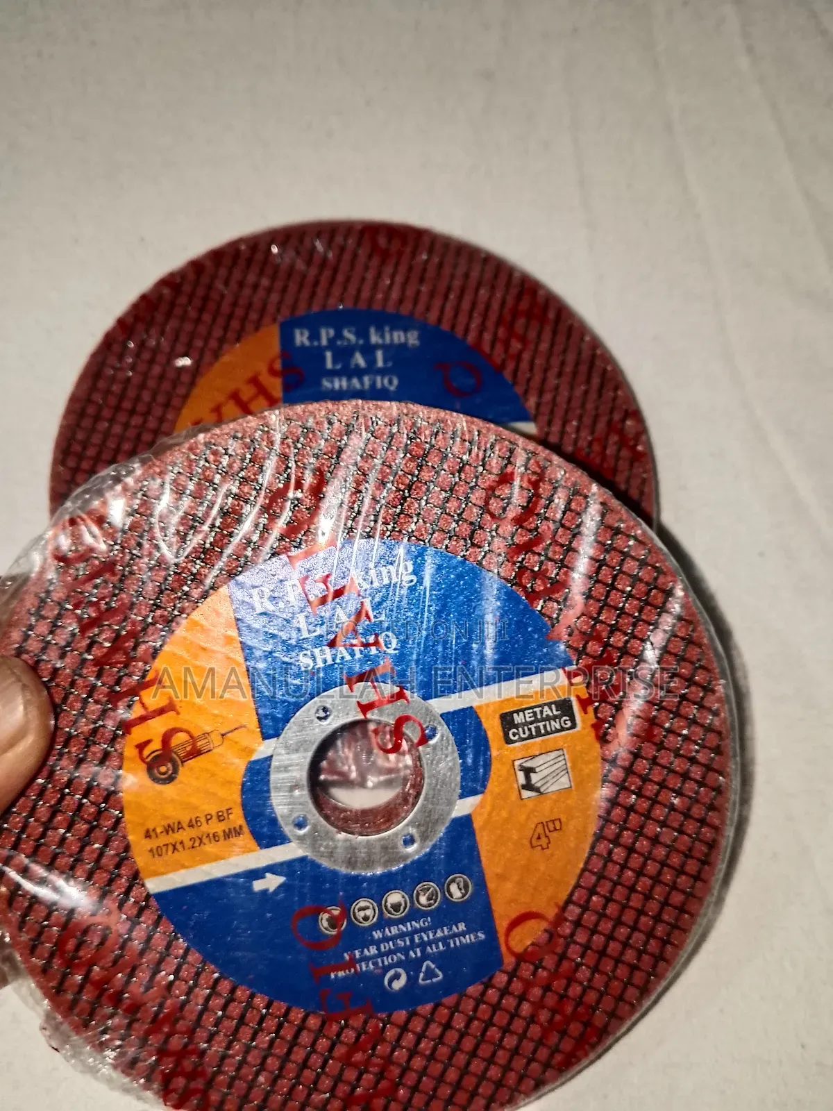 4" Metal Cutting Disc | Ultra-Thin 1.2mm Abrasive Wheel (07 Pcs)