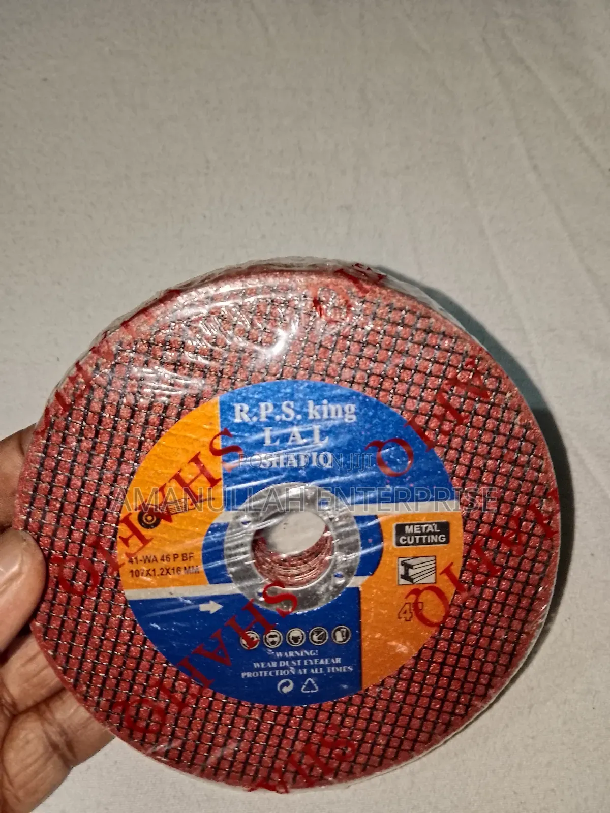 4" Metal Cutting Disc | Ultra-Thin 1.2mm Abrasive Wheel (07 Pcs)
