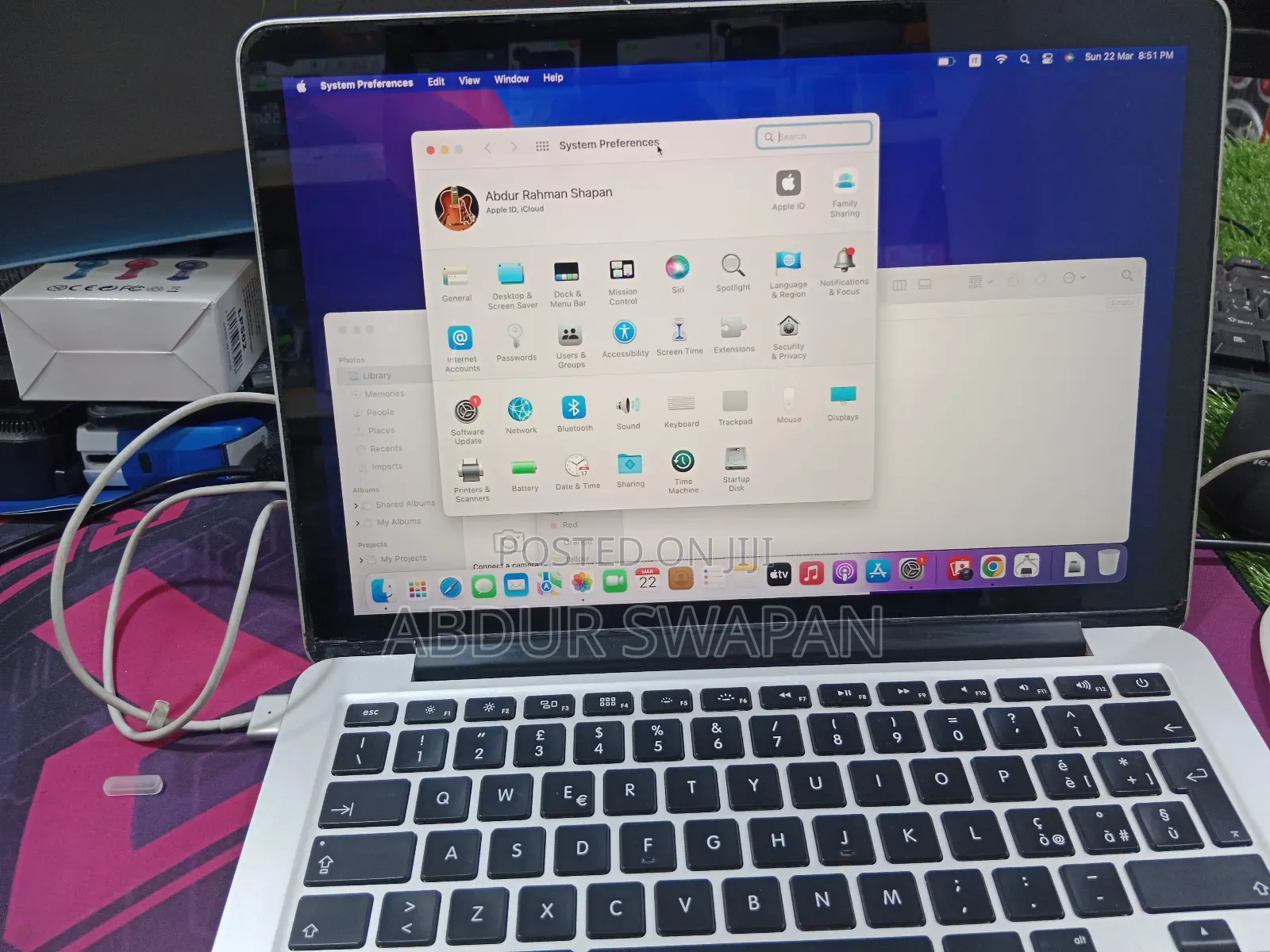 ল্যাপটপ Apple MacBook 2015 16GB Intel Core I7 SSD 256GB