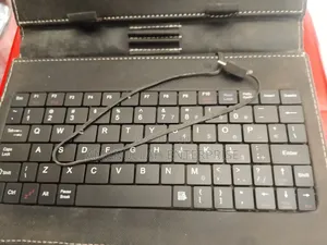 Universal 7" Tablet Keyboard Case | Micro Usb Wired Folio Cover