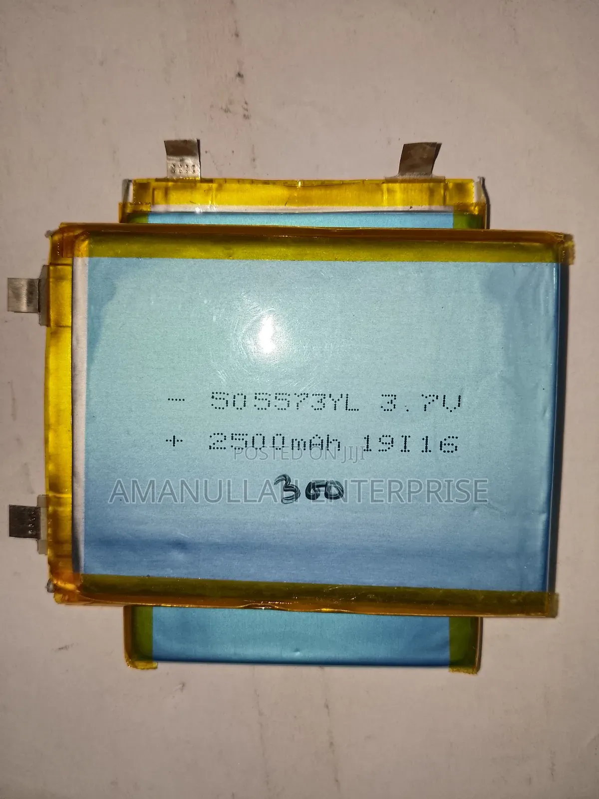 3.7v 2500mah Lipo Rechargeable Battery Cell (505573yl) |